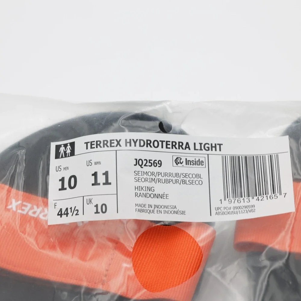 Adidas Unisex Terrex Hydroterra Light Adjustable Sandals Orange/Black M 10 W 11